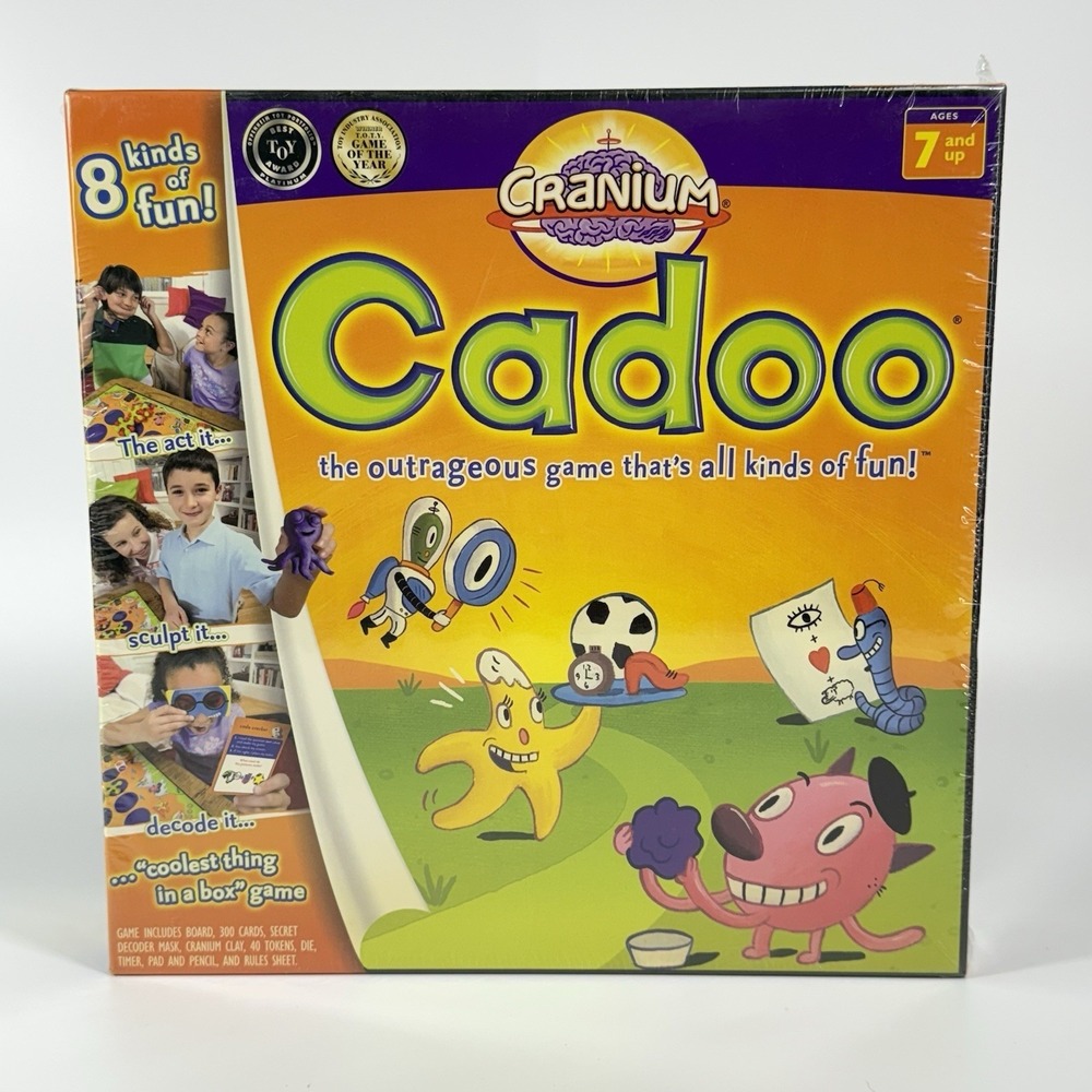 NEW 2004 Cranium Cadoo The outrageous game that's‎ all kinds fun! Board Game